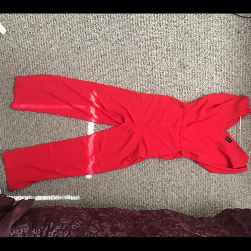 Free Press Red Jumpsuit